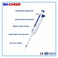 SH-cheer pipette, single channel pipette, adjustable volume pipette, manufacturer